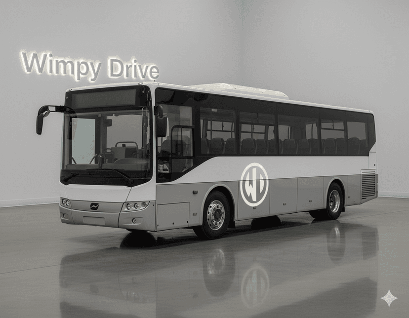 Large passenger bus